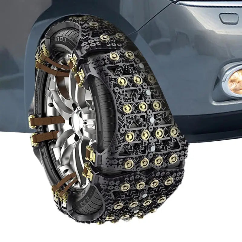 Truck Tire Chains Heavy Duty Car Anti-Skid Chain Anti-slip Tire Chain Flexible Winter Snow Mud Tire Chains