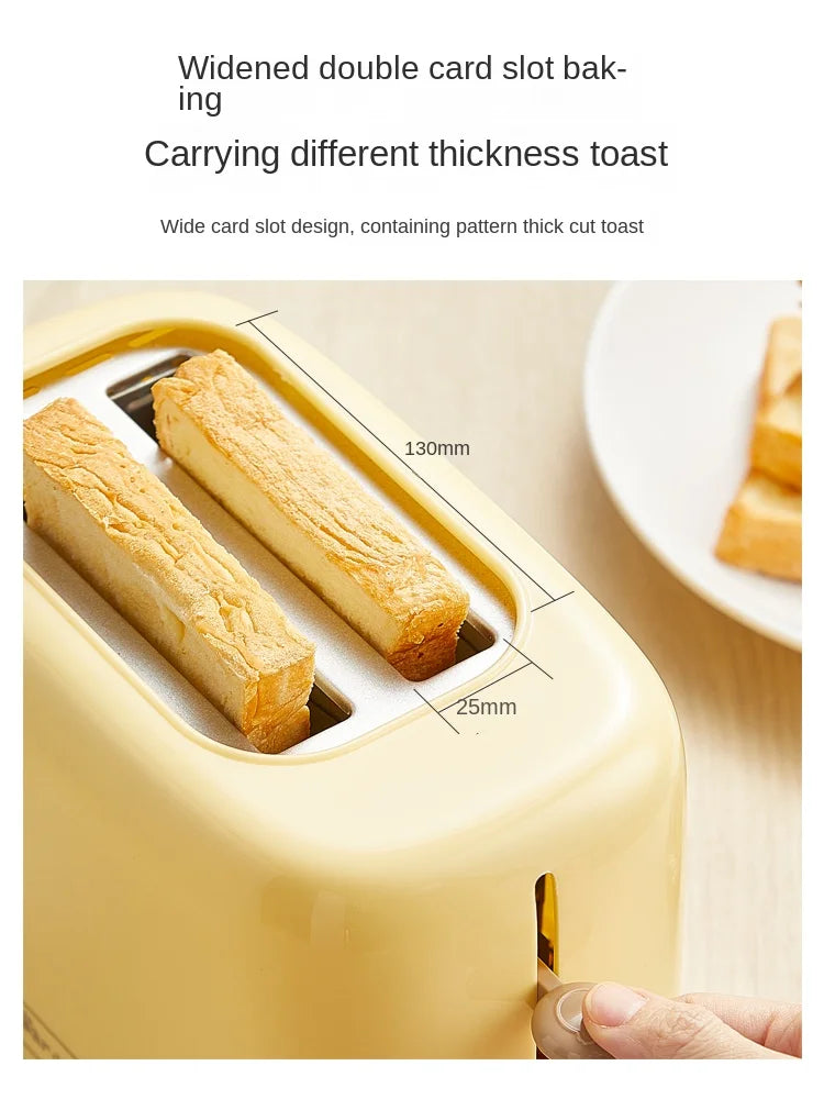 220v Electric Toaster Household Bread Slice Heating Sandwich Automatic Breakfast Machine Bread Toaster