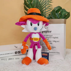 Sonic The Hedgehog Fang The Sniper Plush Toy 35cm Stuffed Animal Doll Kids Birthday Gifts