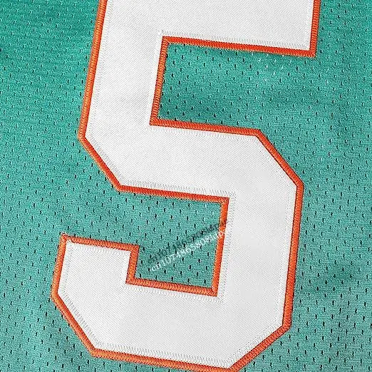 Ray Finkle Jersey 5 Ace Ventura Football Jersey Movie Cosplay Clothing Retro All Stitched America Sport Shirt