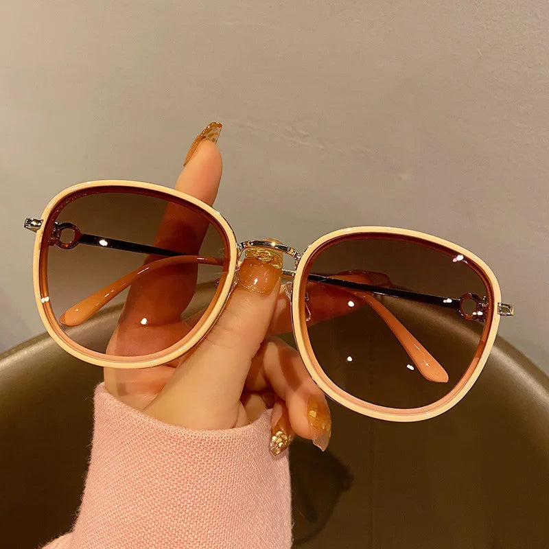 Vintage pink square sunglasses women & men