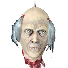 Halloween Dummy Corpse Head Haunted House Secret Room Escapes Terror Decapitation Zombie Dry Corpse Ghost Head Hanging Prop