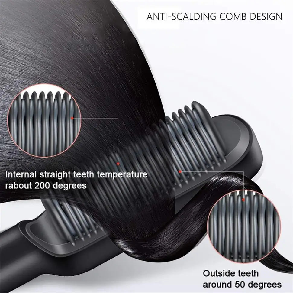 Hot Sale Mini Hair Straightener Hot Comb Customized Hair Styling Tools Hair Brush