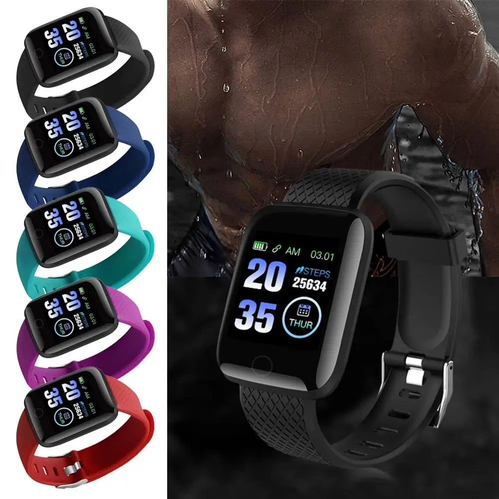 116plus Smart Bracelet 1.44 Screen Heart Rate And Blood Pressure Monitoring D13 Exercise Meter Step Health 116S Smart Bracelet