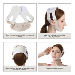 Women Chin Cheek Silicone Face Slimming Bandage Lift Up Belt V Line Face Shaper