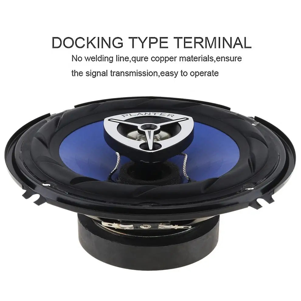 2pcs 6.5 Inch HiFi Coaxial Car Speakers 250W/500W Vehicle Door Auto Full Range Frequency Subwoofer Car Audio Speakers for Car