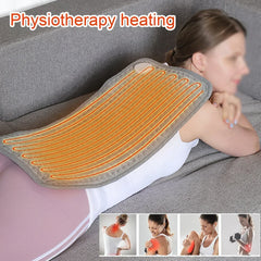 Electric Heating Pad Massager Therapy Physiotherapy Back Pain Relief  Shawl Cover Leg Winter Warmer Blanket Thermal Mat