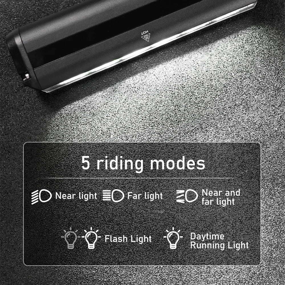 TOPRIDER Bicycle Light Front 2600Lumen Bike Light 8000mAh Waterproof Flashlight USB Charging MTB Road Cycling Lamp Accessories