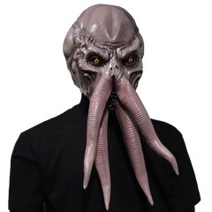 Game Lallathin Mind Flayer Squidgy Mask Cosplay Animal Octopuses Monster Latex Helmet Halloween Party Costume Props