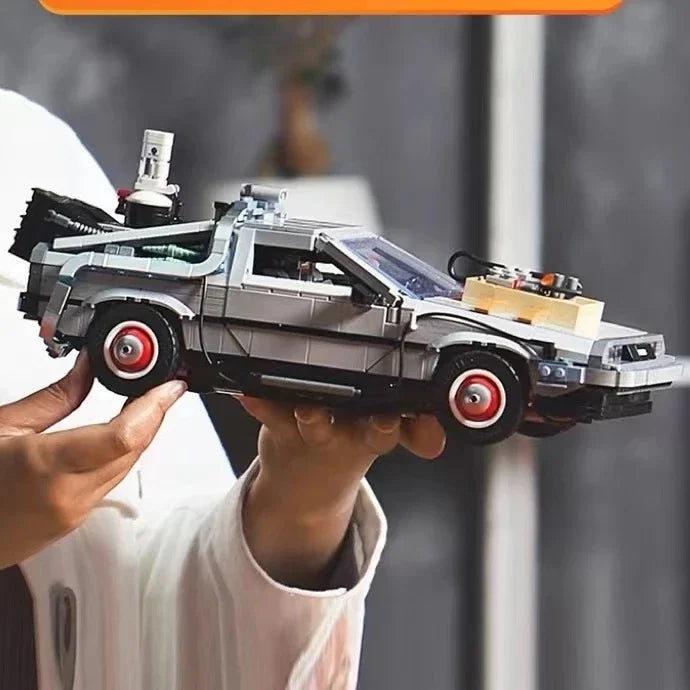 DeLorean Back to the Future Time DMC-12 Machine Sport Car Building Blocks