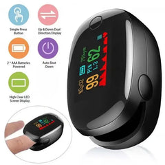 Oximetry PI Value Monitor Pulse Black Gem Oximeter Heart Rate Monitor Portable