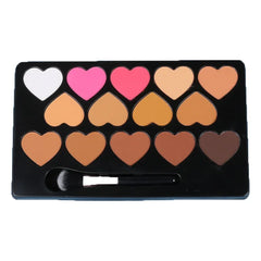 Brush 14 Colors Contour Color Palette Makeups Pressed Powder Tray Trimming Highlight Shadow Concealer Brighten