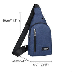 Chest Bag Fashion New Solid Color Men Chest Bag