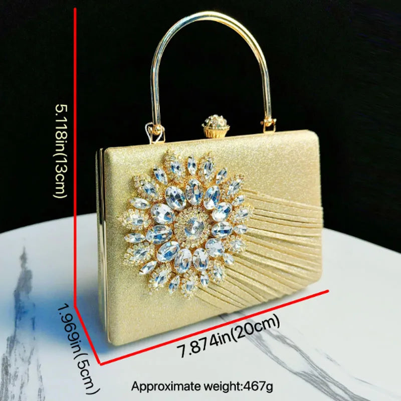 diamond inlaid women handbag fashion rhinestone evening bag dress shoulder bag crossbody bag