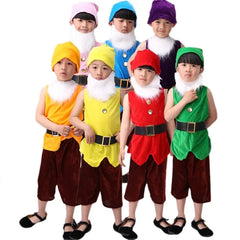 Carnival Cosplay Clothing Christmas Performance Seven Dwarfs Costume