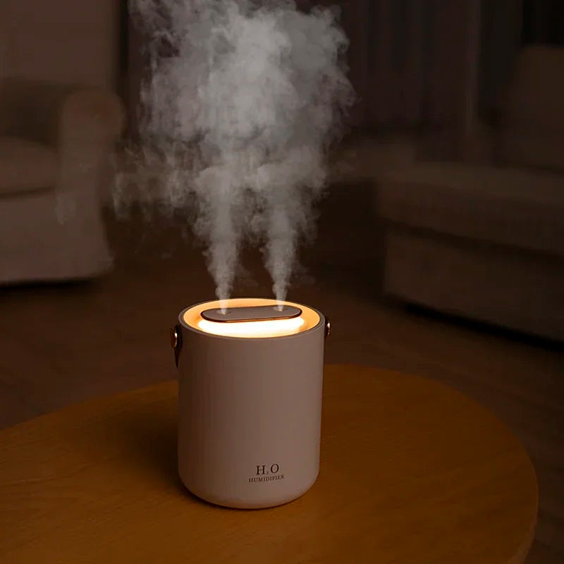 Fog Volume Dual Spray Humidifier Mini Portable USB Convenient Desktop Air Humidifier