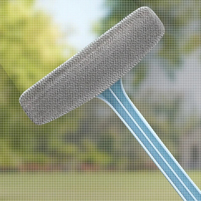 Window Mesh Screen Brush Curtain Net Wipe Cleaner