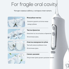 Oral Irrigator USB Rechargeable Water Flosser Portable Dental Water Jet