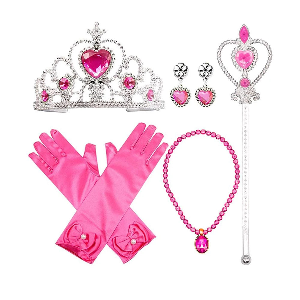 Girl Birthday Decorations Pink Princess Dress Up Costume