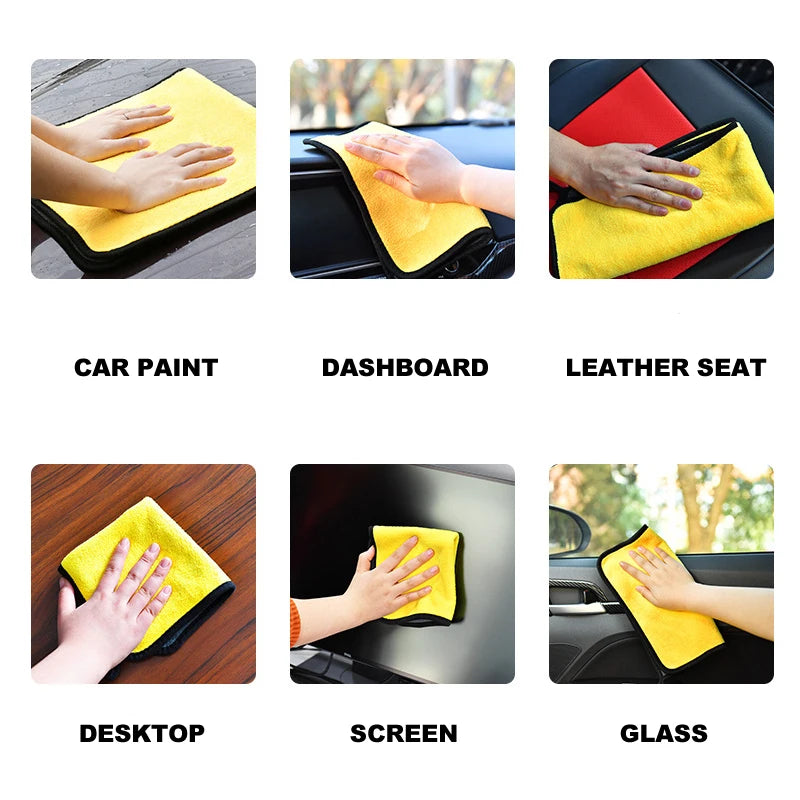 Microfiber Towel Car Interior Dry Cleaning Towels