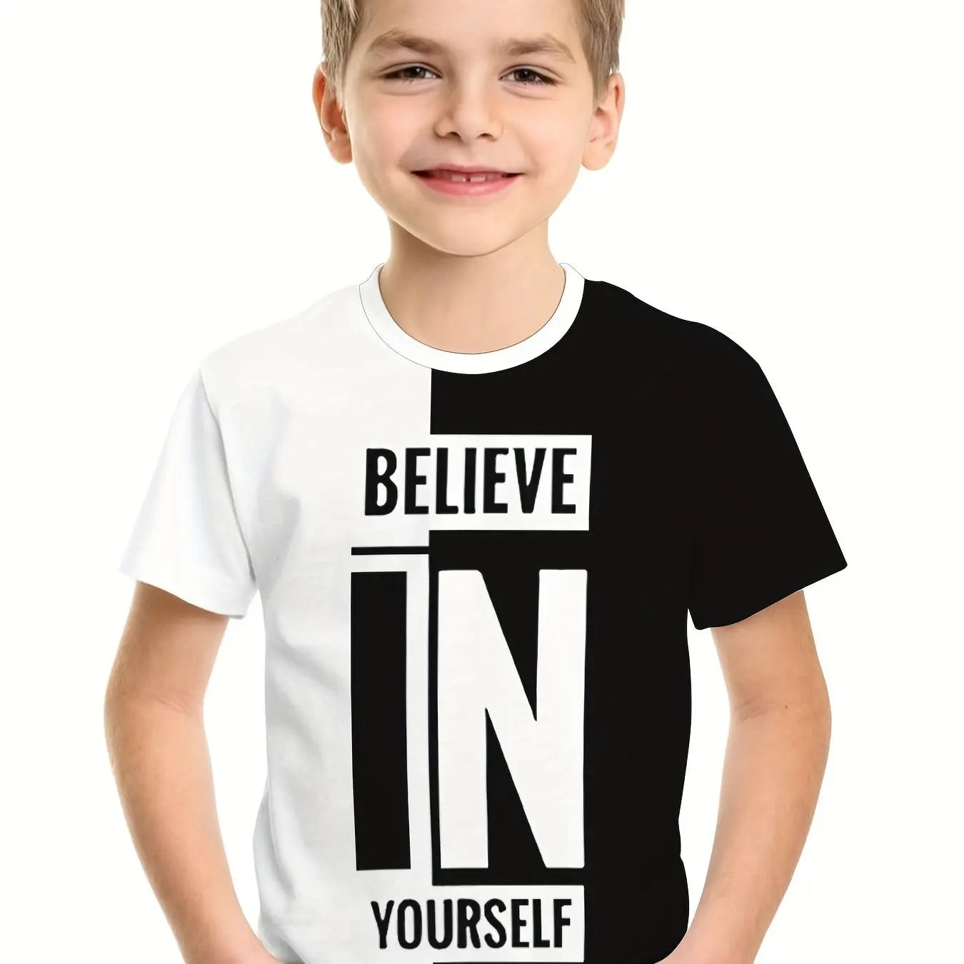 Children's Clothing Boys Tshirt Short Sleeve Child T-Shirt 3D