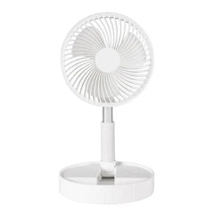 Portable Electric Fan Folding Telescopic Floor Standing USB Rechargeable Mini Brushless Fan