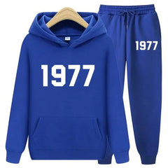 Men Tracksuit Sweat Suits Mens 2 Piece Round Neck +Pants Set Hop Fashion Streetwear Sports Clothing Set