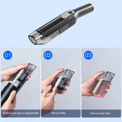 Wireless Car Vacuum Cleaner Powerful Portable Cleaning Machine For Home Appliance Car Accessories