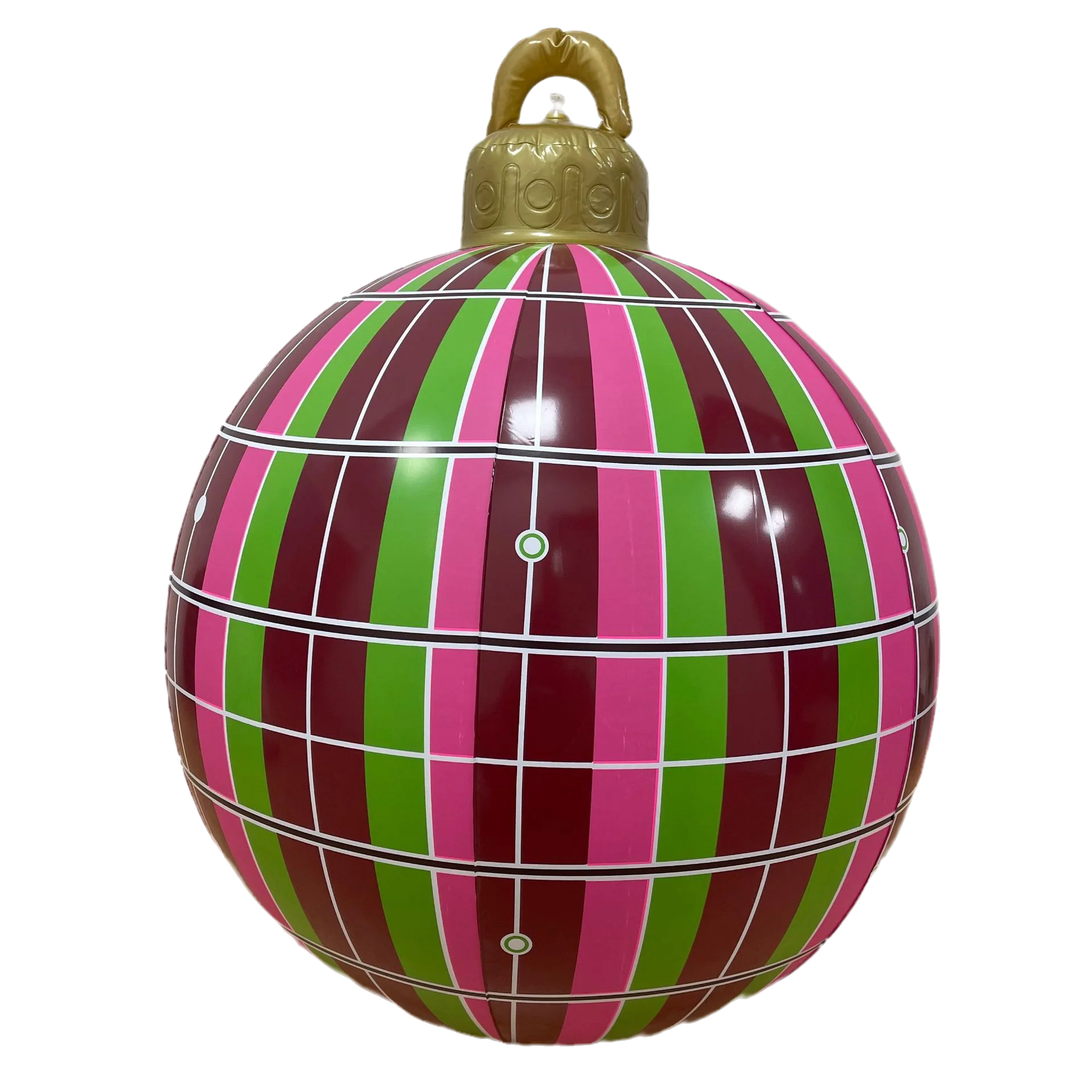 60cm Outdoor Christmas Inflatable Decorated Ball PVC Giant Big Large Balls Xmas Tree Decorations