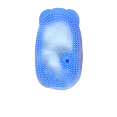 Silicone Body Scrubber Shower Exfoliating Scrub Sponge Bubble Bath Brush Massager Skin Cleaner