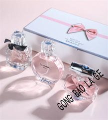 Brand 90ml Gift Box 3PCS Set Women Perfume Spray Exudes Feminine Charm Lasting Fragrance Eau De Parfum