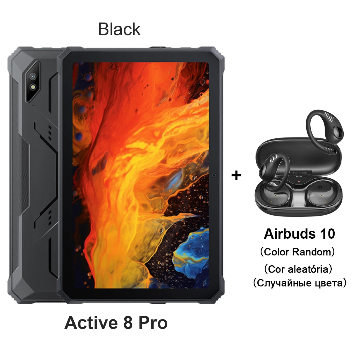 Blackview Active 8 Pro Rugged Tablets 22000mAh Battery Android 13 10.36" 2.4K Display 16GB 256GB Helio G99 48MP Camera Tablet PC