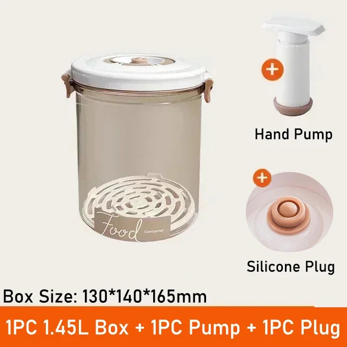 Vacuum Food Storage Box Fresh-Keeping Canister Sealed Storage Container