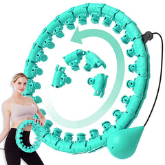 Slimming Hoop With Weight Exercise Weights Sport Sports Hoop Waist Trainer Exercise At Home Fitness