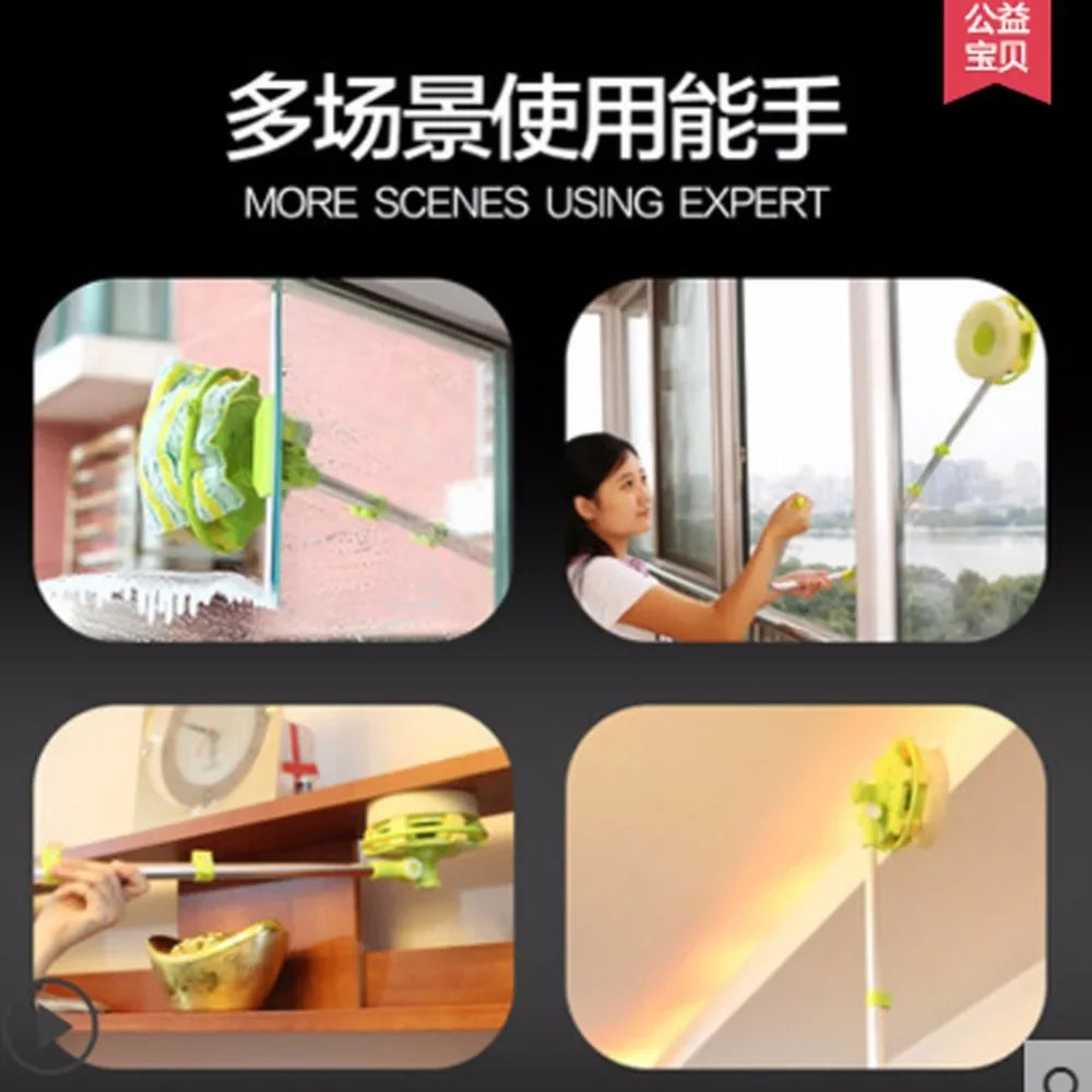 telescopic High-rise window cleaning Sponge  glass cleaner brush