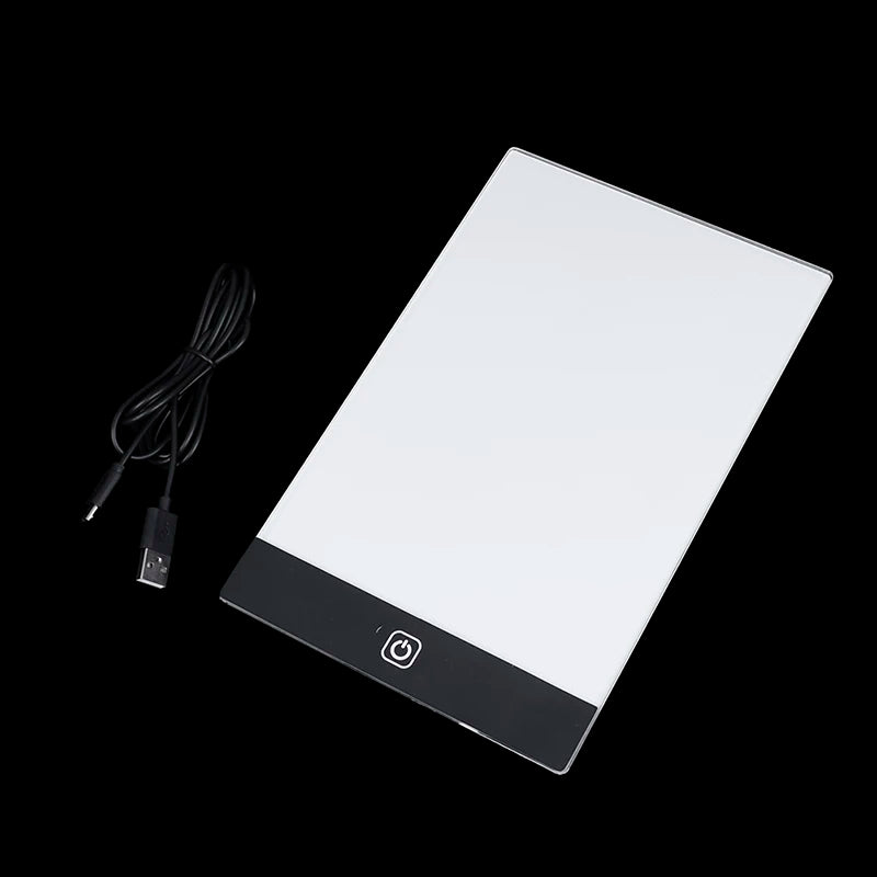 A5 LED Drawing Tablet Thin Art Stencil Drawing Acrylic Board Light Box Tracing Table Pad Painting Accessories