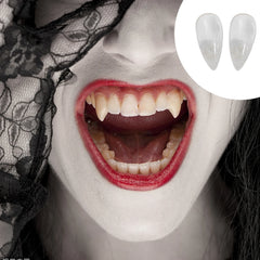 Transparent Dentures Fangs Zombie Tooth For Horror Bloody Halloween Party Decoration Props