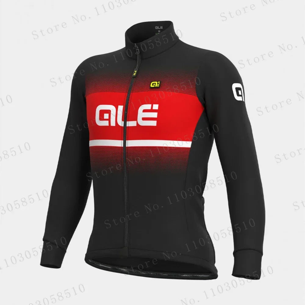 Men's Winter Cycling Jacket Warm Long Sleeve Weatherproof Windbreaker MTB Road Bike Bicycle Fleece Sports Cycling Clothing Coat