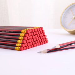 5pcs Hb Standard Pencil Classical Wood Lead-Free Quality Child Student Learning Stationery School Office Supplies Pencil