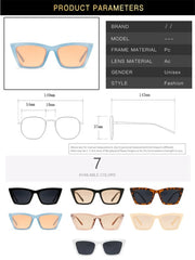 Eye Sunglasses Women Square Small Frame Sun Glasses