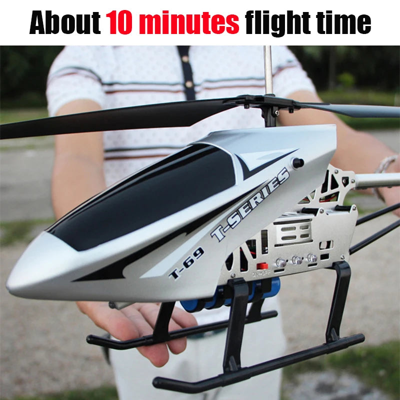 Large Remote Control Helicopter 80cm Extra 3.5CH 2.4G Rc Drone Durable Charging Toy Drone Model UAV Outdoor Aircraft Helicopter