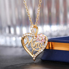 Mother's Day Necklace for Mom Luxury Trendy Craved Pendant