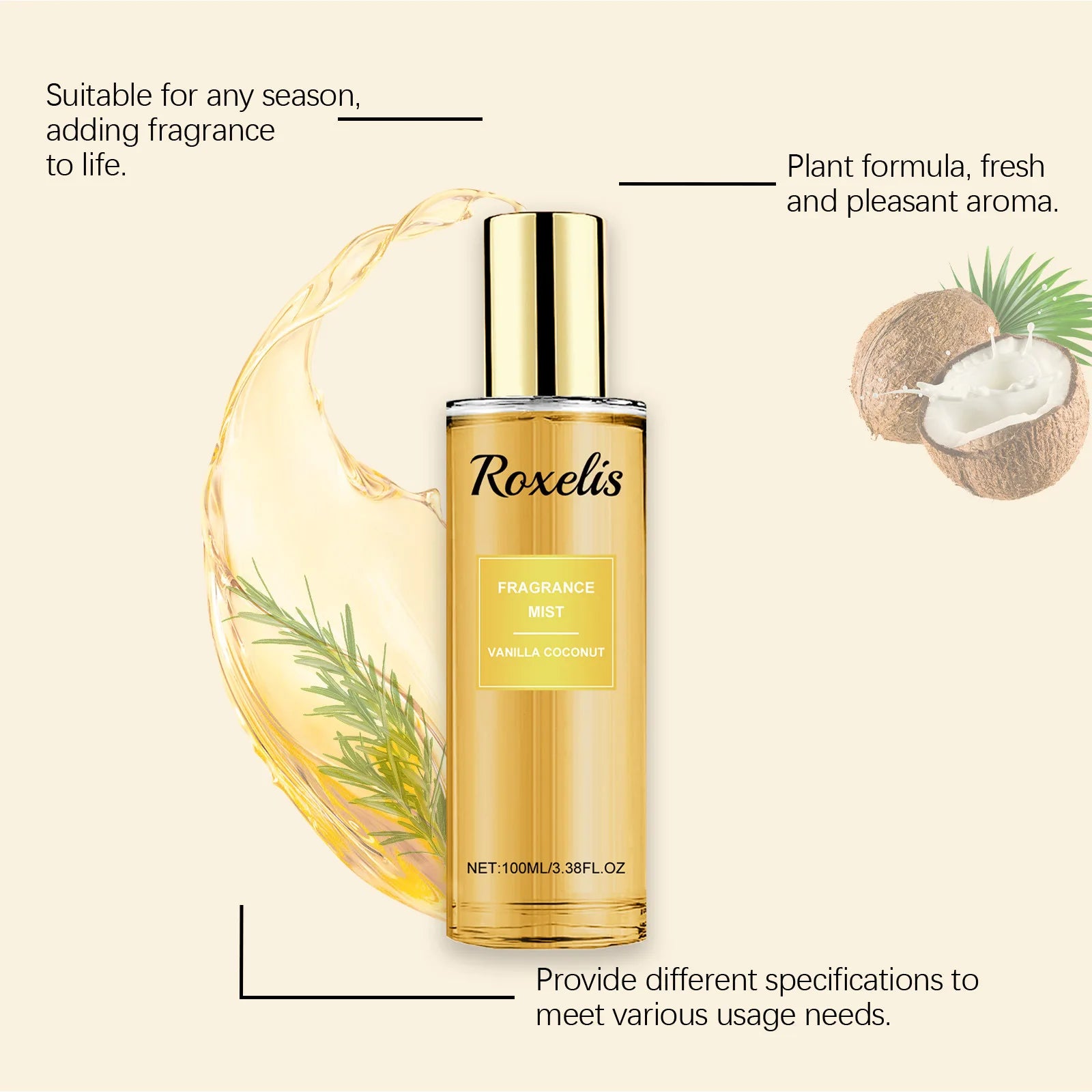 Coconut Fragrance Spray Plant Floral Scent Intimate Partner More Attract Stimulates  Perfume Mist