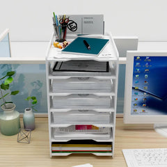 7 Layers Multifunction Document Trays File Paper Letter Holder