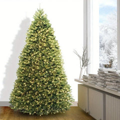 8ft Artificial Holiday Standing Xmas Christmas Tree + 750 LED Prelit Light Decor