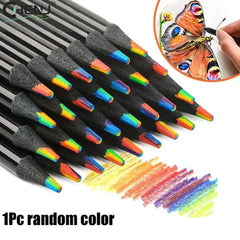 Random Colors Gradient Rainbow Pencils Jumbo-Colored Pencils Multicolored Pencils