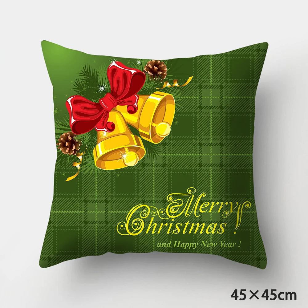 Christmas Cushions Happy New Year 2022 Wedding Decor Patterns from  Home  Gifts