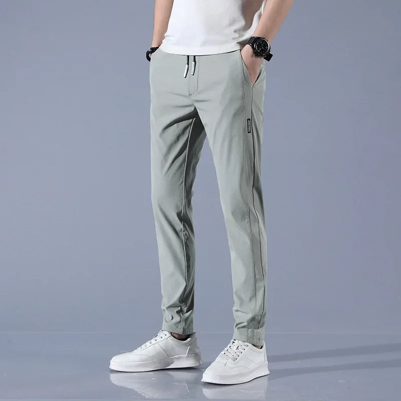 Men's Pants With Deep Pockets Loose Fit Casual Jogging Trousers