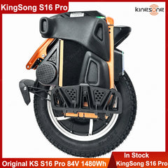 KingSong S16 Pro 84V 1480Wh Battery 3000W Motor Peak Power 5000W Max Speed 60km Mileage 120km KS S16 Electric Unicycle