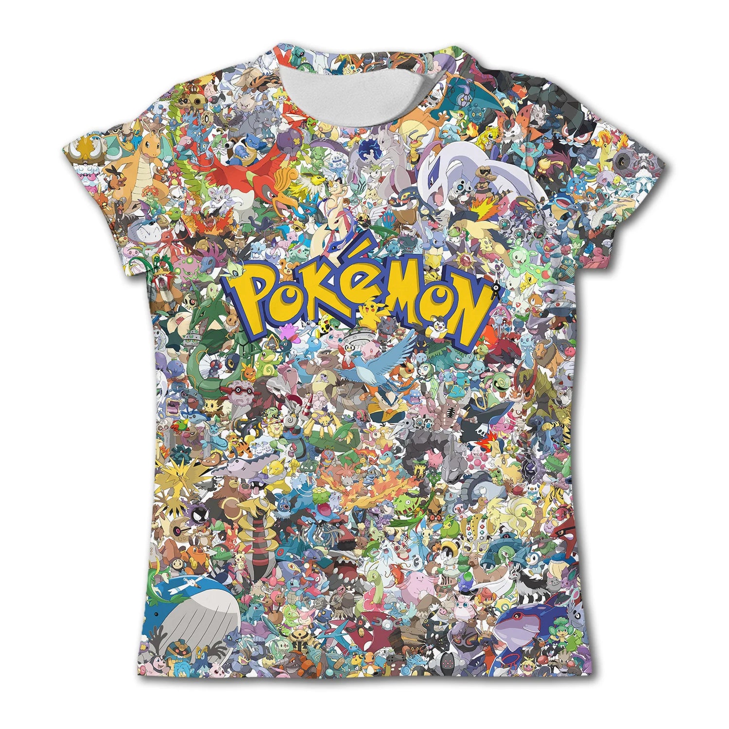 Children T-shirts Kids Tops Pokemon T Shirt Boys Short Sleeve Pikachu Tshirt Girls Clothes Tees Summer Casual Wear Girl T-shirt